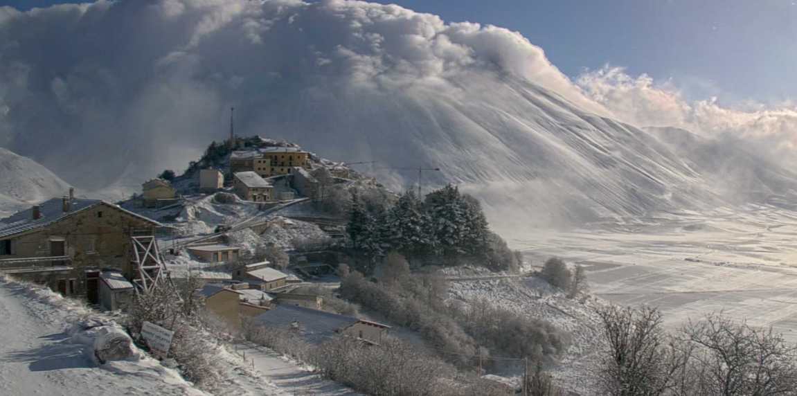 neve Castelluccio_foto dal sito Castelluccio webcam