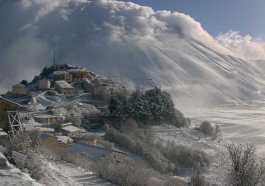 neve Castelluccio_foto dal sito Castelluccio webcam