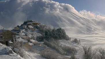 neve Castelluccio_foto dal sito Castelluccio webcam
