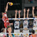 Itas TRENTINO vs Sir Susa Vim PERUGIA, 10ª giornata girone di andata regular season Superlega Credem Banca - Campionato italiano di Pallavolo Maschile - Volley Volleyball presso ilT Quotidiano Arena Trento IT, 17 dicembre 2023. [ID: 20231217/_MB56846] Foto: Michele Benda