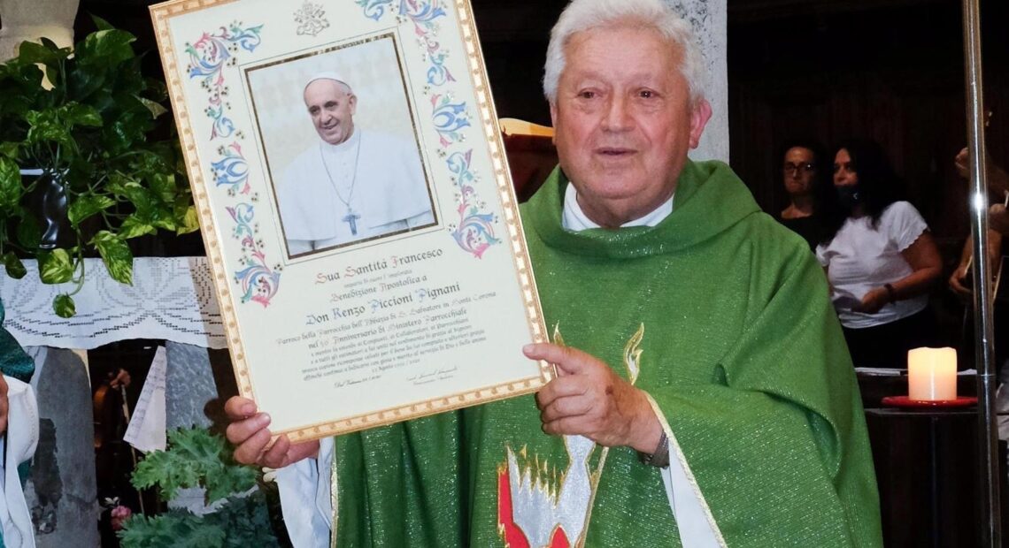 Don Renzo Piccioni Pignani (foto di Paolo Ippoliti)