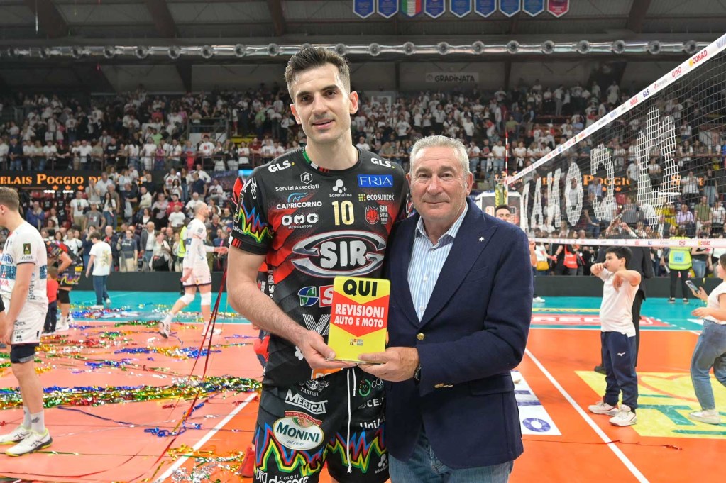 Sir Susa Vim PERUGIA vs Allianz MILANO, Gara 3 Semifinale Play-Off Superlega Credem Banca - Campionato italiano di Pallavolo Maschile - Volley Volleyball presso PalaBarton Perugia IT, 7 aprile 2024. Foto: MICHELE BENDA [riferimento file: 2024-04-07/_MB65582]