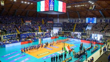 Mint Vero Volley MONZA vs Sir Susa Vim PERUGIA, Gara 2 Finale Scudetto Play-Off Superlega Credem Banca - Campionato italiano di Pallavolo Maschile - Volley Volleyball presso Opiquad Arena Mona IT, 21 aprile 2024. Foto: MICHELE BENDA [riferimento file: 2024-04-21/_MB66538-2]