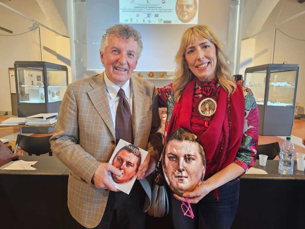 Giovanni Paoletti e la pittrice Adelo Lo Feudo