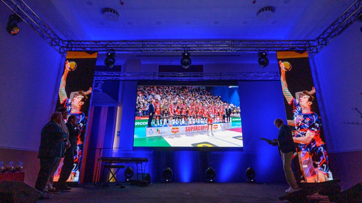 Presentazione 80º Campionato di Superlega 2024/25 presso Zanhotel & Meeting Centergross Bologna IT, 18 luglio 2024. Foto: MICHELE BENDA [riferimento file: 2024-07-18/_MB64007]