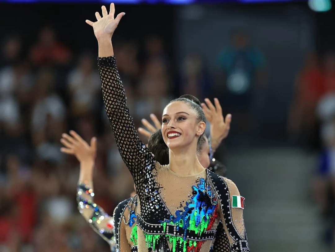 Agnese Duranti a Parigi 2024 (foto da Facebook-Federazione Ginnastica d'Italia/Ricardo Bufolin)