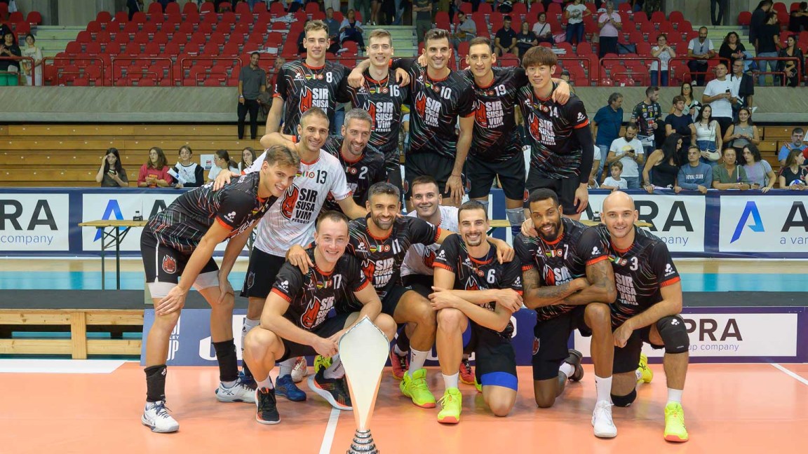 Sir Susa Vim Perugia vs Cucine Volley Civitanova, Finale Jesi Volley Cup presso PalaTriccoli Jesi IT, 15 settembre 2024. Foto: MICHELE BENDA [riferimento file: 2024-09-15/_MB67840]