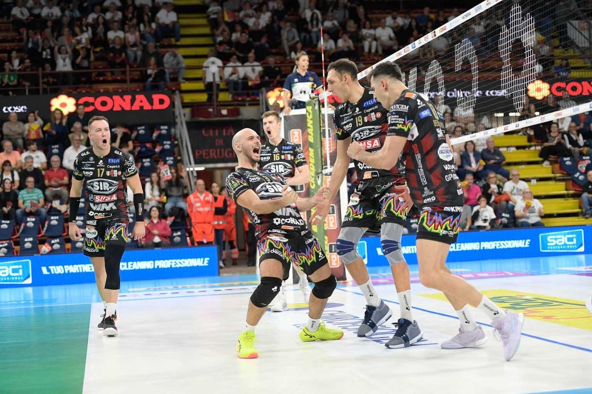 Sir Susa Vim PERUGIA vs CISTERNA Volley, 4ª giornata girone di andata regular season Superlega Credem Banca - Campionato italiano di Pallavolo Maschile - Volley Volleyball presso PalaBarton Perugia IT, 20 ottobre 2024. Foto: Michele Benda [riferimento file: 2024-10-20/_MB54161]