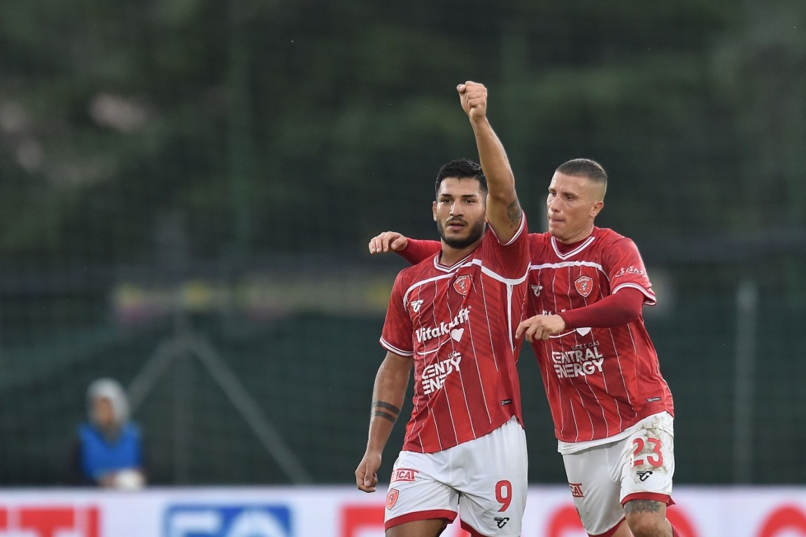 Perugia-Ascoli Montevago festeggia il gol della vittoria FOTO SETTONCE RIPRODUZIONE VIETATA