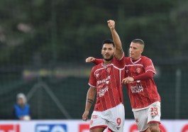 Perugia-Ascoli Montevago festeggia il gol della vittoria FOTO SETTONCE RIPRODUZIONE VIETATA