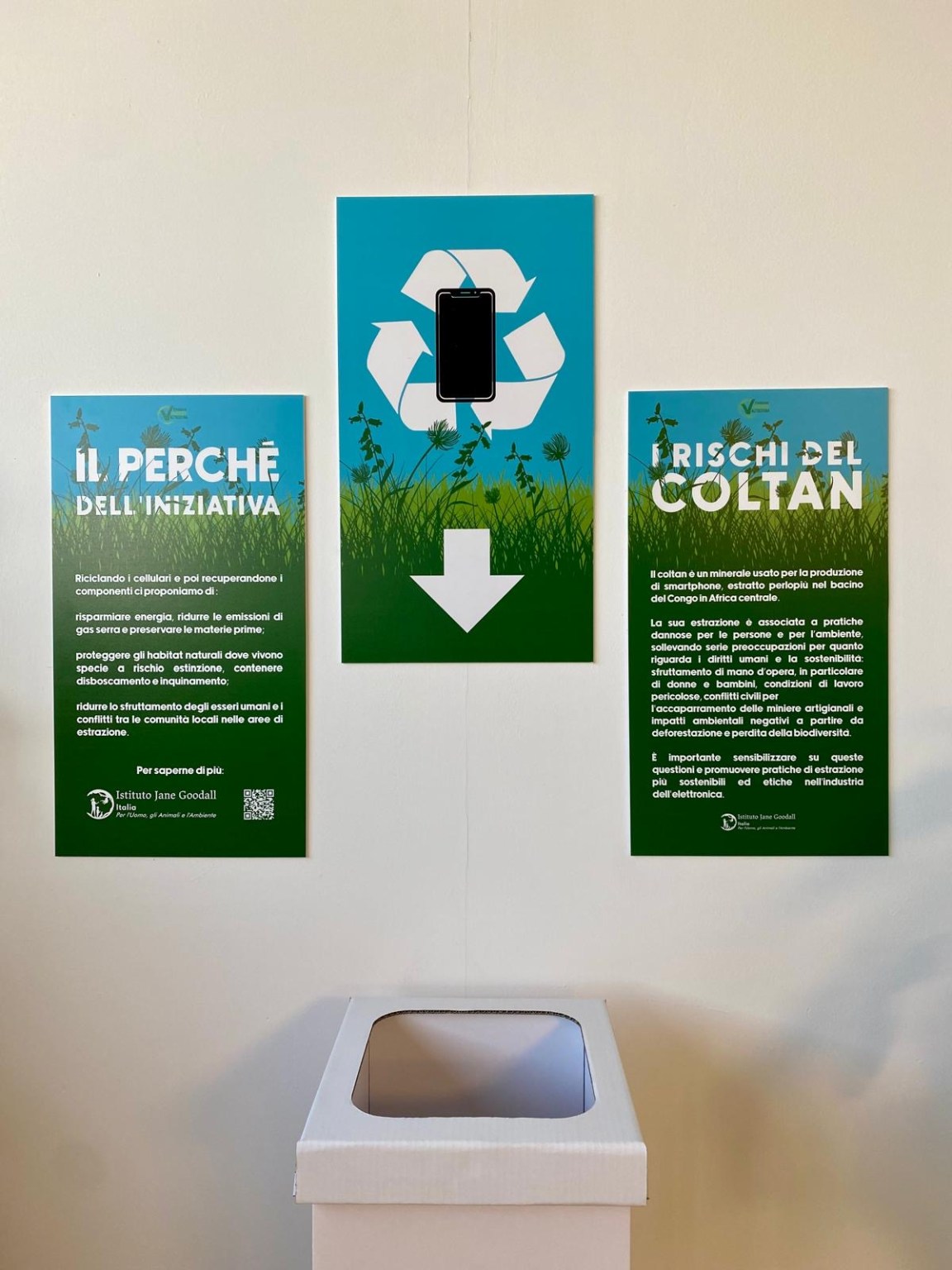 postazione smaltimento apparecchi elettronici