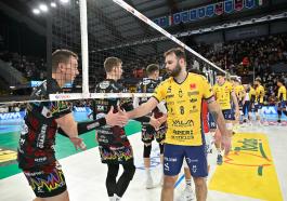 Sir Susa Vim PERUGIA vs Valsa Group MODENA, 14ª giornata (3ª di ritorno) regular season Superlega Credem Banca - Campionato italiano di Pallavolo Maschile - Volley Volleyball