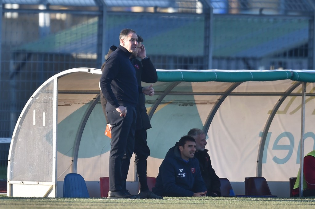 Pontedera-Perugia mister Zauli FOTO SETTONCE RIPRODUZIONE VIETATA