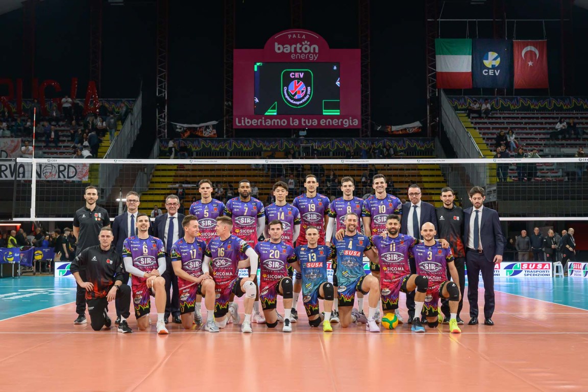 Sir Sicoma Monini PERUGIA (ITA) vs Halkbank ANKARA (TUR), 4th Round - Pool D - Leg 6 - CEV Champions League Volley 2025 | Men presso PalaBarton Perugia IT, 29 gennaio 2025. Foto: Michele Benda [riferimento file: 2025-01-29/_MB65844]