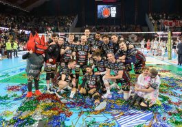 Sir Susa Vim PERUGIA vs Allianz MILANO, 20ª giornata (9ª di ritorno) regular season Superlega Credem Banca - Campionato italiano di Pallavolo Maschile - Volley Volleyball presso PalaBarton Perugia IT, 16 febbraio 2025. Foto: Michele Benda [riferimento file: 2025-02-16/_MB67546]