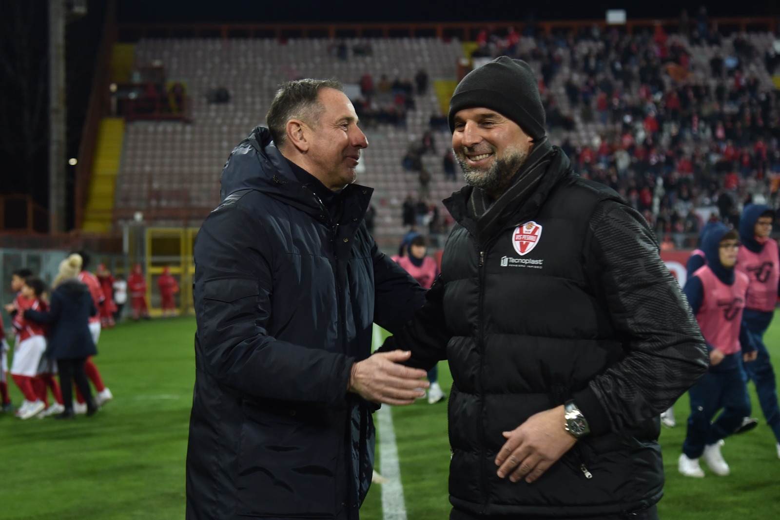 Perugia-Vis Pesaro l'incontro tra Zauli e Stellone 7oz.-RIPRODUZIONE VIETATA