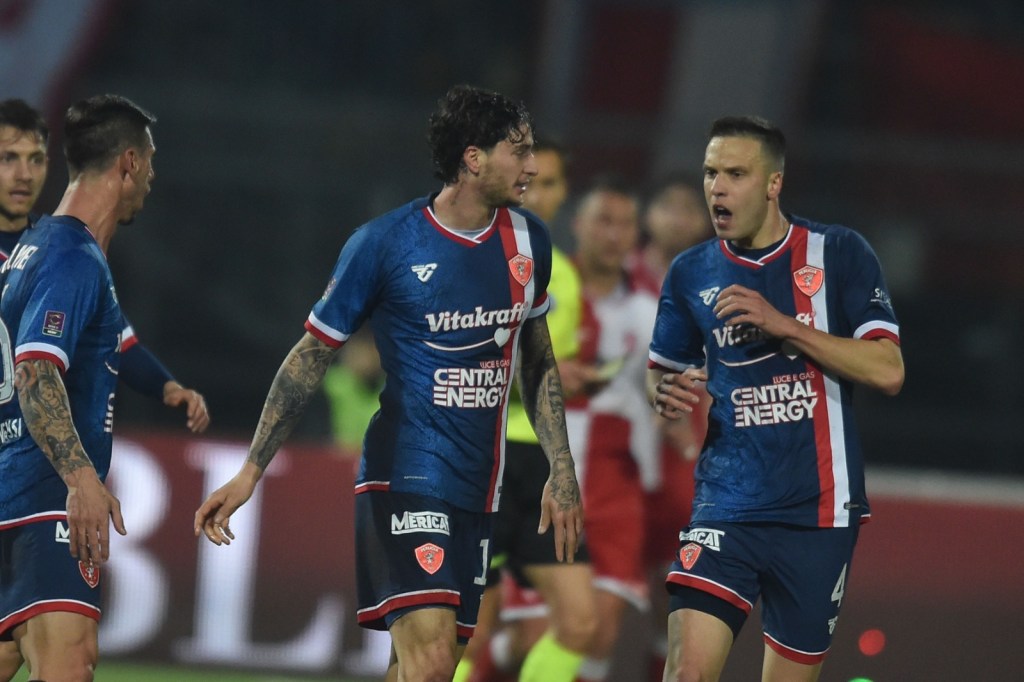 Rimini-Perugia Cisco festeggia il gol del pareggio 7oz.-RIPRODUZIONE VIETATA