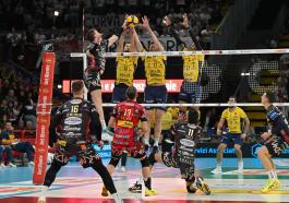 Sir Susa Vim PERUGIA vs Valsa Group MODENA, Quarti di finale DelMonte® Coppa Italia Superlega - Campionato italiano di Pallavolo Maschile - Volley Volleyball