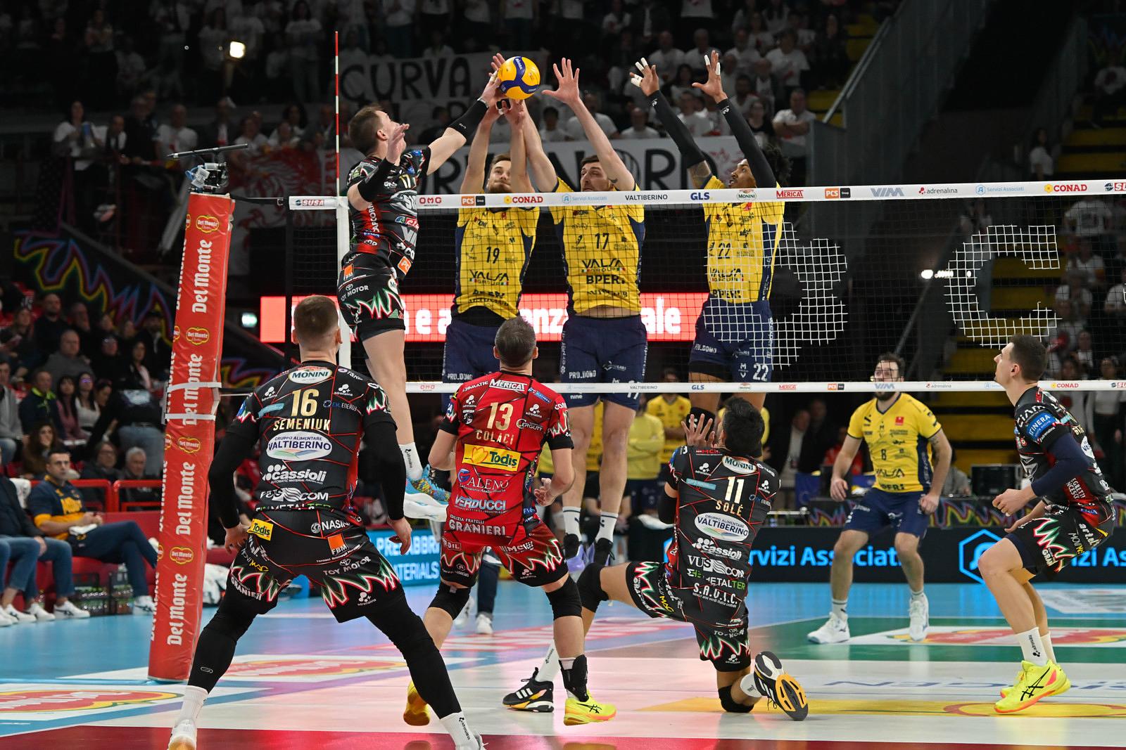 Sir Susa Vim PERUGIA vs Valsa Group MODENA, Quarti di finale DelMonte® Coppa Italia Superlega - Campionato italiano di Pallavolo Maschile - Volley Volleyball