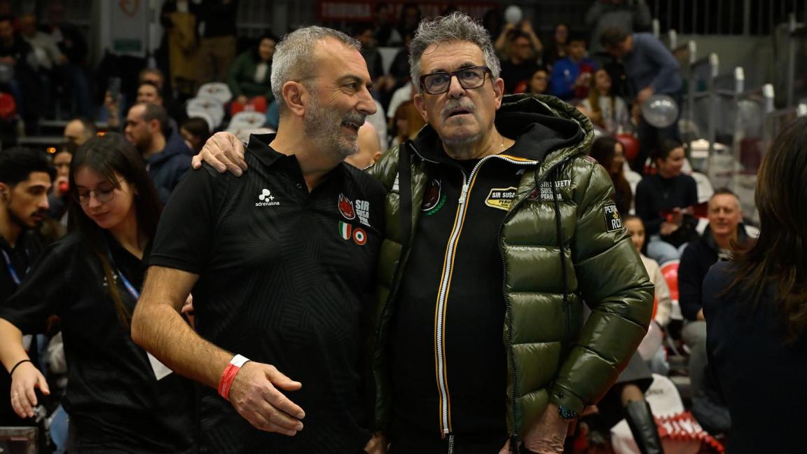 Gas Sales Bluenergy PIACENZA vs Sir Susa Vim PERUGIA, 22ª giornata (10ª di ritorno) regular season Superlega Credem Banca - Campionato italiano di Pallavolo Maschile - Volley Volleyball at PalaBancaSport Piacenza IT, 2 marzo 2025. Photo ©2025 Michele Benda
