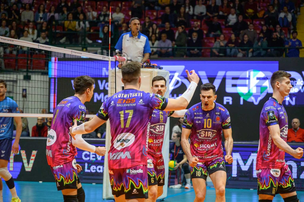 Mint Vero Volley MONZA vs Sir Sicoma Monini PERUGIA, Quarter-final - CEV Champions League Volley 2025 | Men presso Opiquad Arena Monza IT, 11 marzo 2025. Foto: Michele Benda [riferimento file: 2025-03-11/_MB69069]