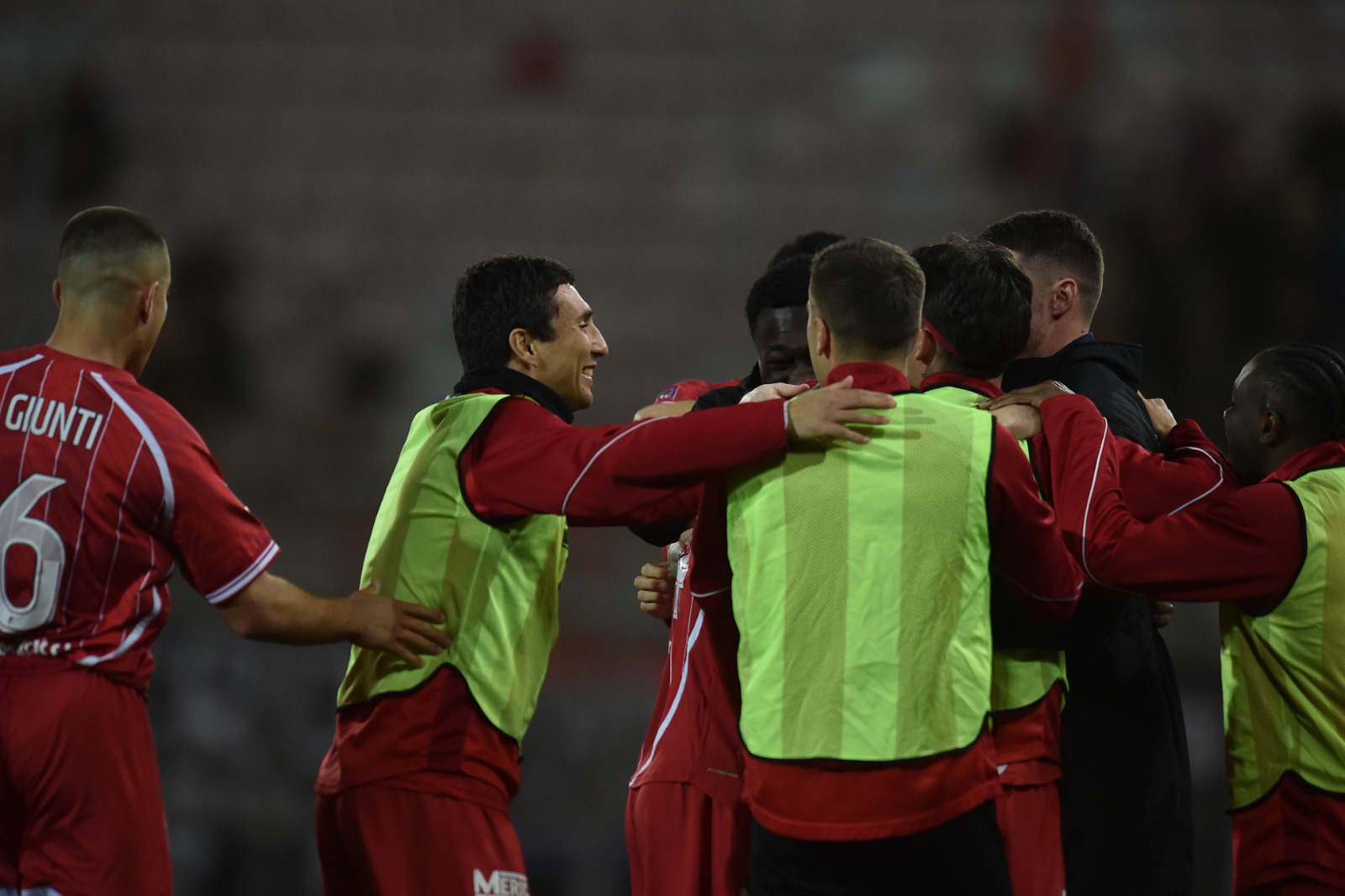 Perugia-Torres La gioia dei grifoni dopo il vantaggio 7oz.-RIPRODUZIONE VIETATA