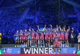 Premiazioni CEV Champions League Volley 2025 | Men at Atlas Arena Łódź PL, 18 maggio 2025. Photo ©2025 Michele Benda