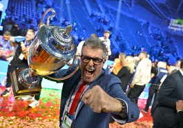 Premiazioni CEV Champions League Volley 2025 | Men presso Atlas Arena Łódź PL, 18 maggio 2025. Foto: Michele Benda [riferimento file: 2025-05-18/_MB66560]