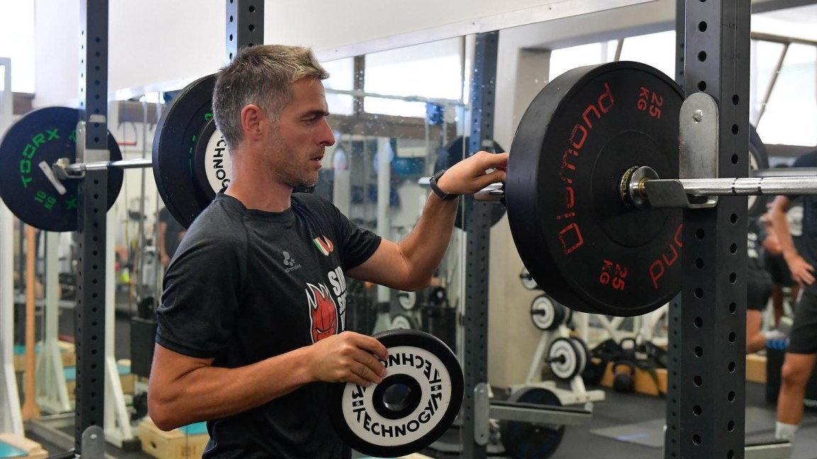 Allenamento Sir Susa Vim Perugia presso PalaBarton Perugia IT, 23 agosto 2024. [ID: 20240823/_MB59767] Foto: Michele Benda