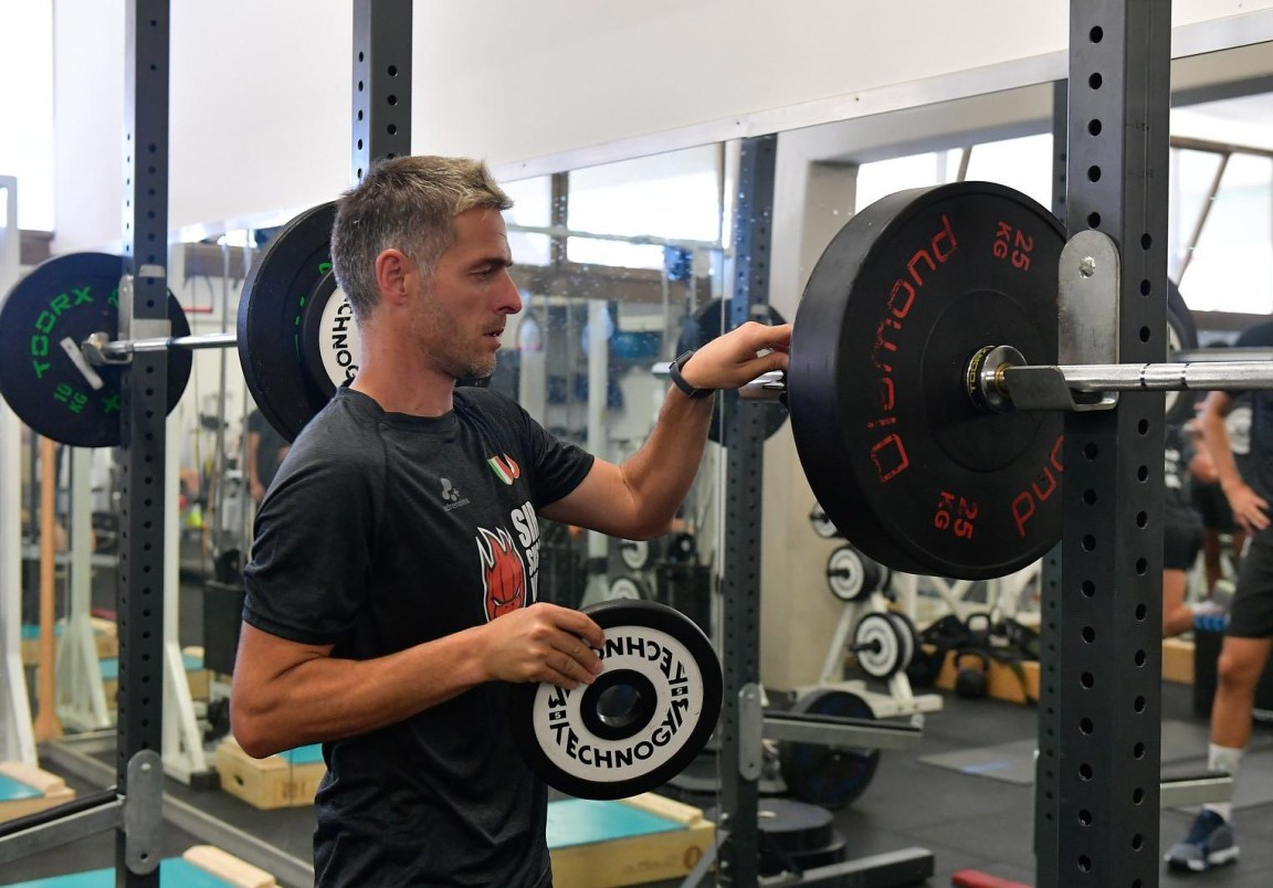 Allenamento Sir Susa Vim Perugia presso PalaBarton Perugia IT, 23 agosto 2024. [ID: 20240823/_MB59767] Foto: Michele Benda