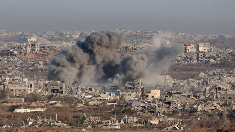 La situazione a Gaza (foto da Vatican News)