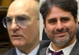 L'avvocato Ranalli (immagine da Radio Tele Galileo) e l'assessore Barcaioli