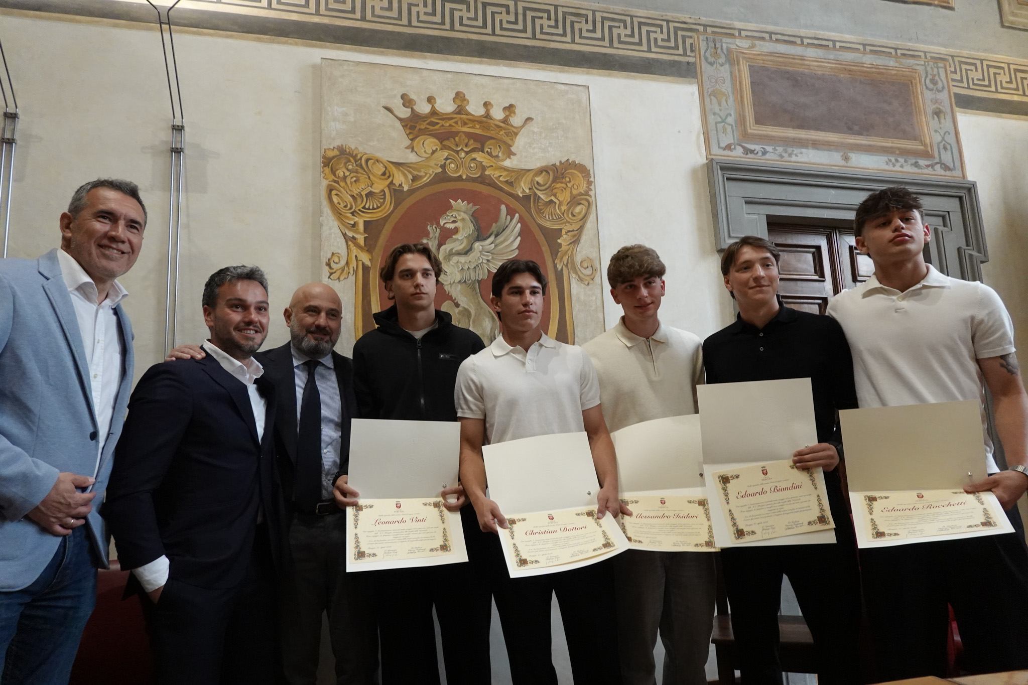 Dal Perugia alla maglia azzurra: premiati cinque campioni del futuro ...