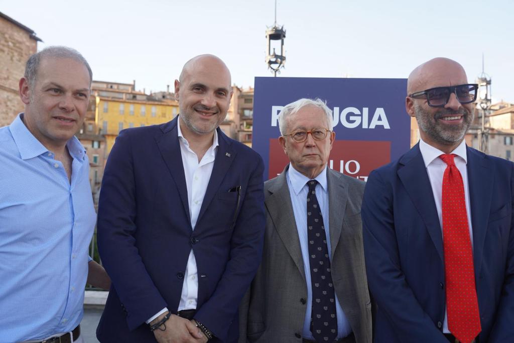 Giulio Tremonti a Perugia (foto Tommaso Benedetti)