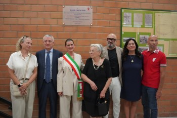 La cerimonia di cointitolazione del Santa Giuliana a Ilario Castagner (foto Tommaso Benedetti)