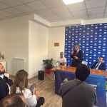Carlo Calenda a Perugia (foto Tommaso Benedetti)